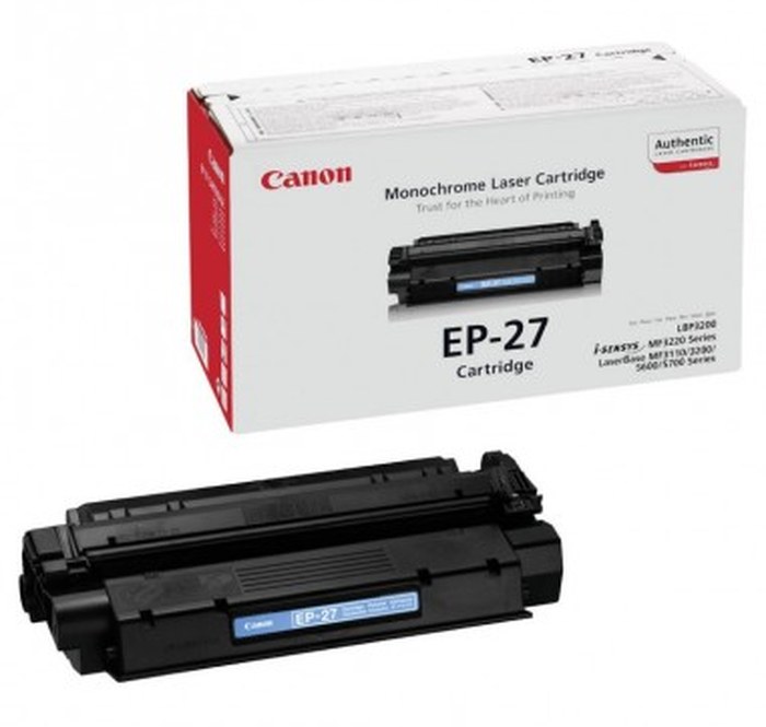 Cartouche de toner Canon EP-27 Noir - 2500 Pages