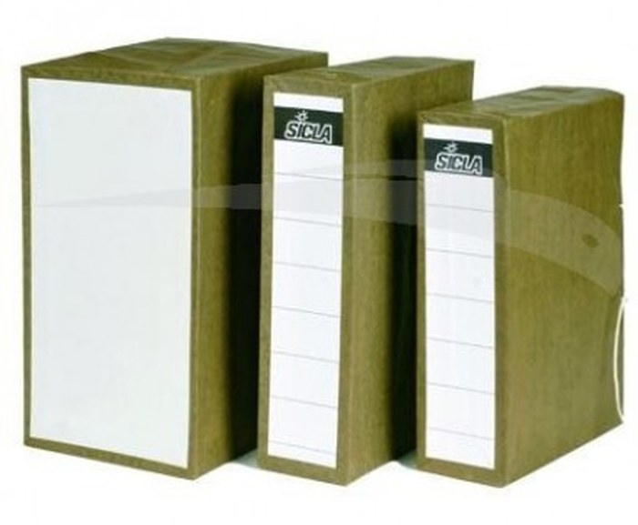 25 Sacs d'archives - SICLA - 35x25 Dos 9 cm - avec oeillets