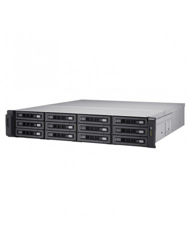 Serveur NAS professionnel 12-baies QNAP TS-EC1280U-RP avec alimentation redondante