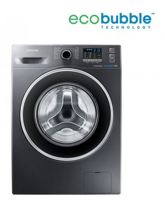 SAMSUNG Machine à Laver ECO BUBBLE 8KG - 1400Tr - Inox - 10 ans de garanties sur le Moteur (DIT)