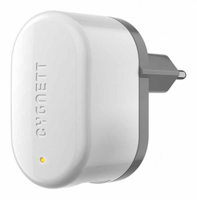 Chargeur voiture Double USB 2,1 A Blanc