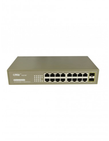 Switch 16 ports Gb + 2 ports SFP