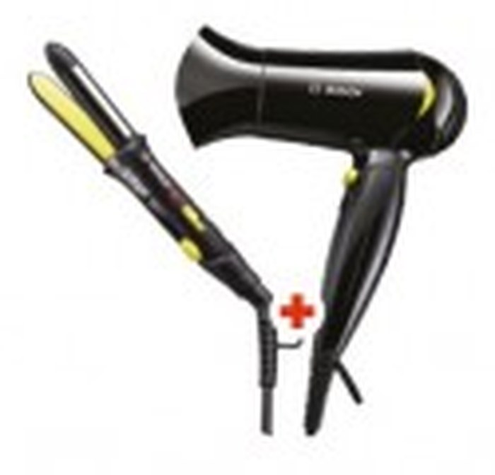 SECHE CHEVEUX VOYAGE 1200W + Fers à lisser