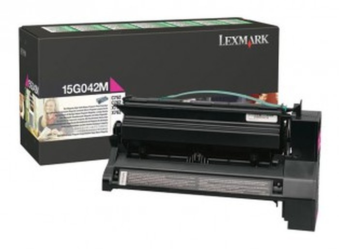 C752, C762, X752e, X762e TONER Magenta haute capacité (15K) (15G042M)