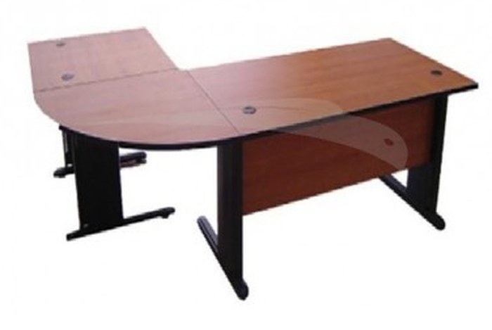 BUREAU EN BOIS PIÉTEMENT MÉTALLIQUE TA-W4(1680)