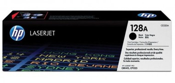 Cartouche d'encre noire HP LaserJet 128A (CE320A)