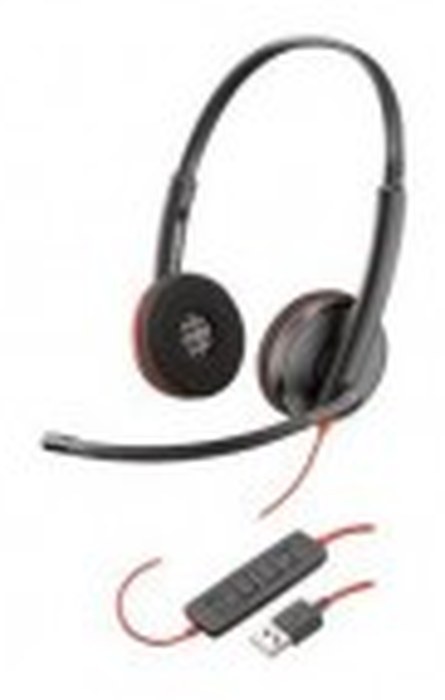 micro casque filaire plantronics blackwire c3220 binaural usb a