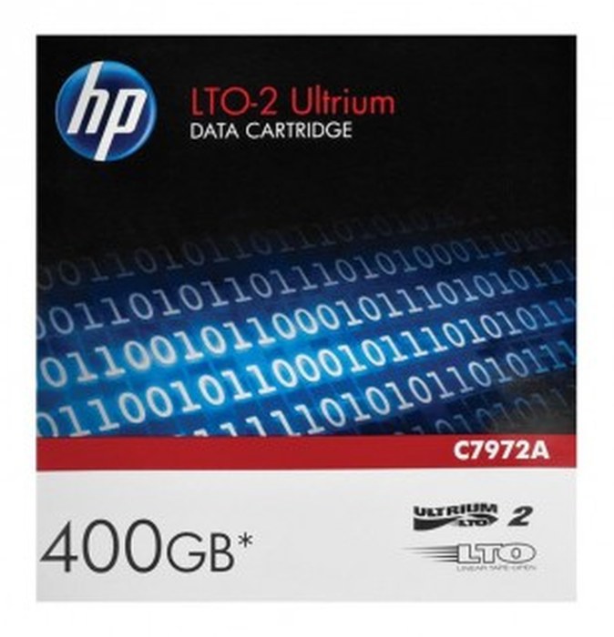 Cartouche de données HP LTO-2 Ultrium 400 Go (C7972A)