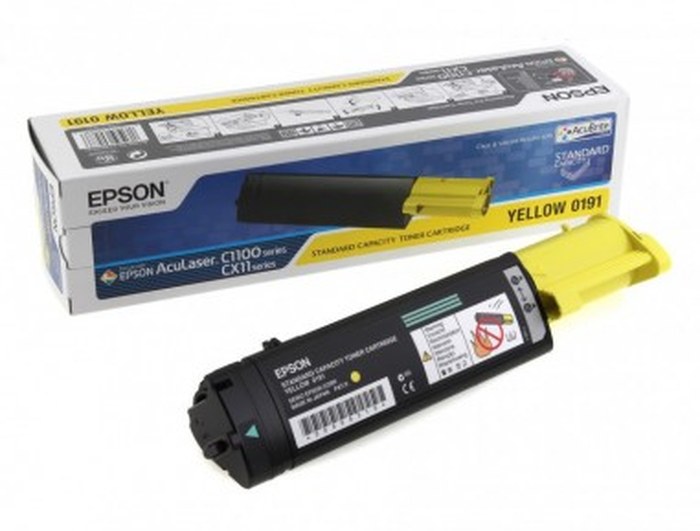 Toner Epson Jaune AL C1100-CX11 Capacite standard (C13S050191)