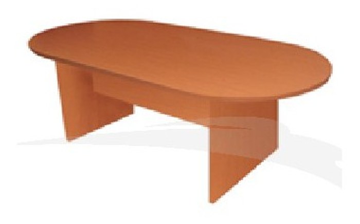 TABLE OVALE EN BOIS MÉLAMINÉ OV2010-25L