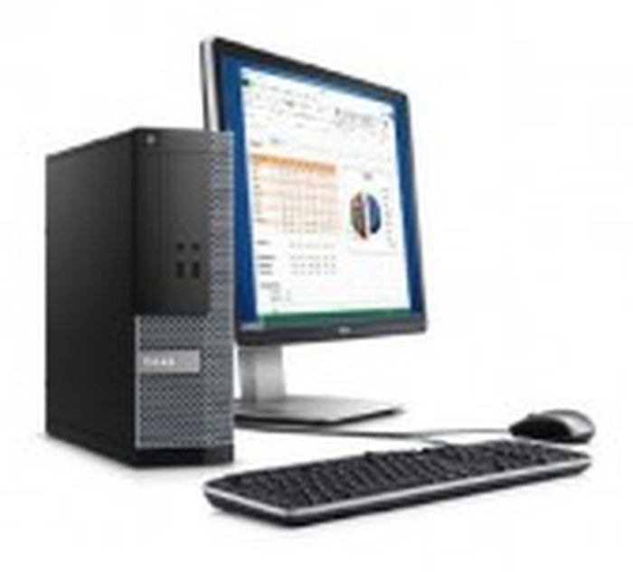 ORDINATEUR DE BUREAU DELL OPTIPLEX 3020 DT + ECRAN DELL 20