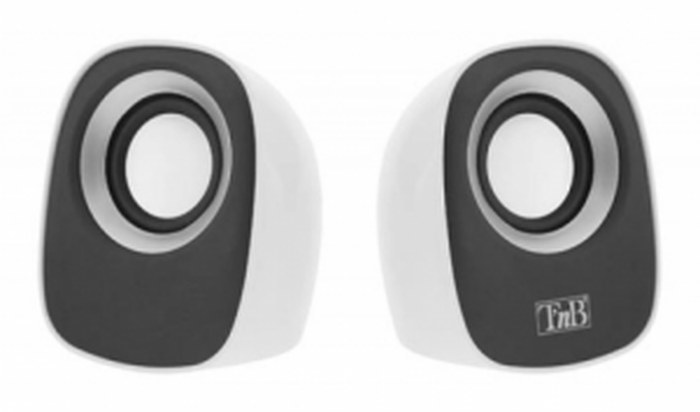 Haut-Parleurs Blanc 2.0 PC & Mac