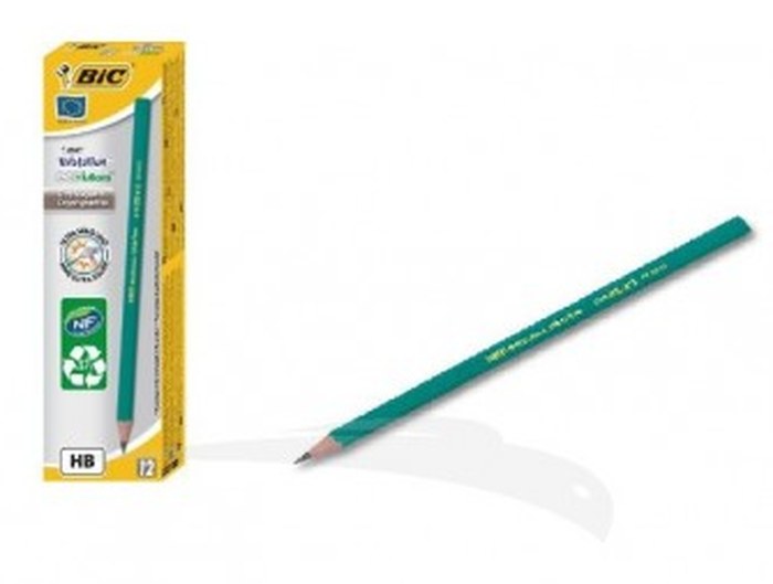 CRAYONS GRAPHITE - BIC - EVOLUTION 650 - boîte de 12 crayons