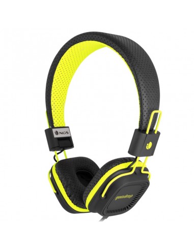 NGS DJ HEADPHONE YELLOW GUMDROP