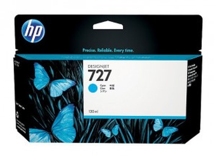 Cartouche d'encre cyan HP 727 Designjet - 130 ml (B3P19A)