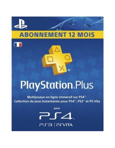 P4 LIVECARDS PS PLUS ABO 12 Mois d'abonnement