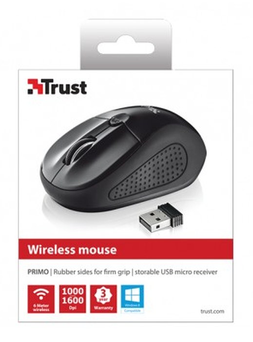 Souris sans fil Primo Noire