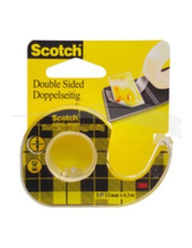 Dévidoir SCOTCH 3M ruban transparent double face12mm x 6m