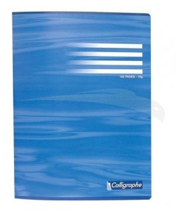 Cahier Calligraphe A4 Grand carreaux 96p 70g piqué 21 x 29.7