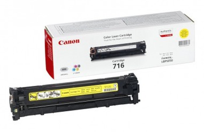 Cartouche de toner Canon 716 Jaune - 1500 Pages
