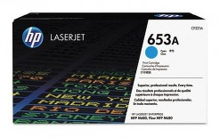 CF321A - HP 653 Cyan Original LaserJet TONER with Color Sphere Technology (CF321A)