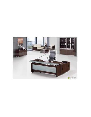 Set \"SMART\" bureau+retour+caisson 2000W*900D*760H Wenge