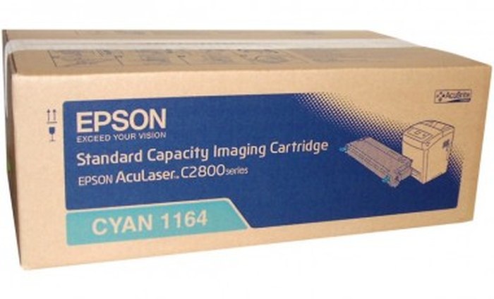 EPSON Toner cyan AL 2800N Capacite Standard (2.000 pages) (C13S051164)