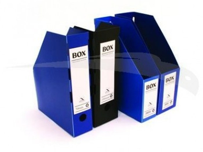 PORTE REVUES - CLASS BOX - EN PVC - DOS 10 CM - Lot de 4 porte-revues