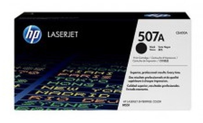 HP 507A Black LaserJet Toner Cartridge (CE400A)