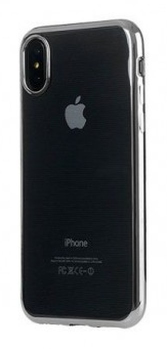 Cover TUCANO Elektro Flex case /Silver /Pour iPhone X