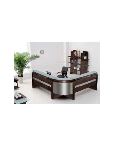 Comptoir en coin 1061W x 750D x 1050H Wengé