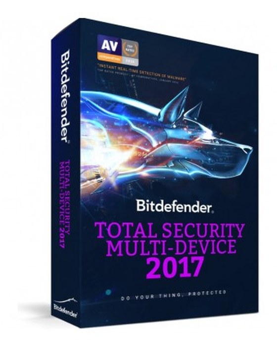 Bitdefender Total Security Multi-Device 2017 - 3 utilisateurs / appareils illimités