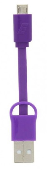 Cable ENERGIZER /Violet /Pocket Data Micro USB /USB 2.0 - Micro USB /8cm