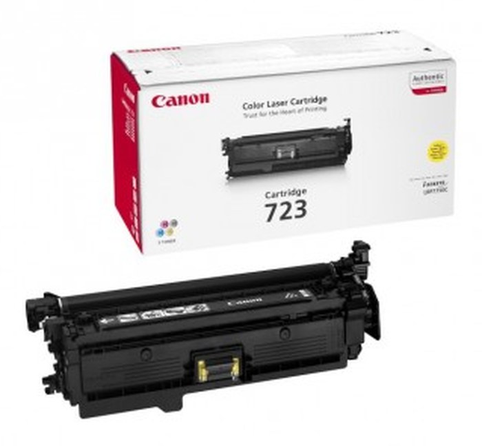 Cartouche de toner Canon 723 Jaune - 8500 Pages