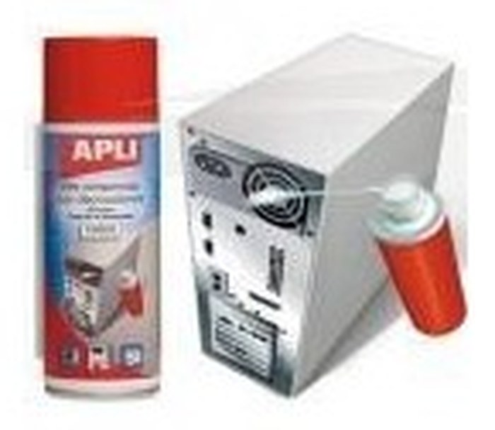 BOMBE A GAZ DÉPOUSSIÉRANT POUR UNITÉ CENTRALE - APLI - 300 ml