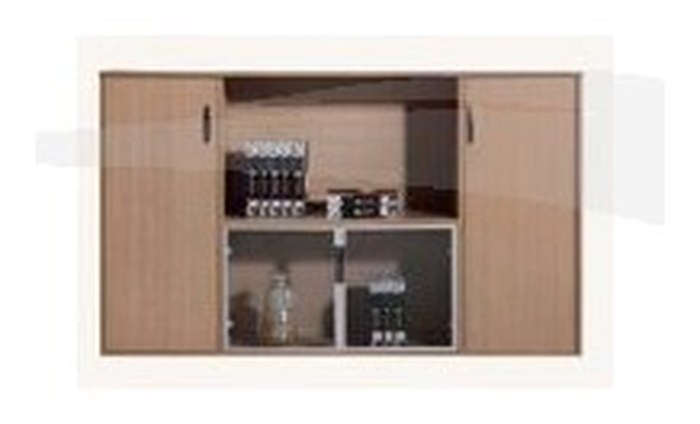 Crédence 1800W*450D*1050H Zebra Oak