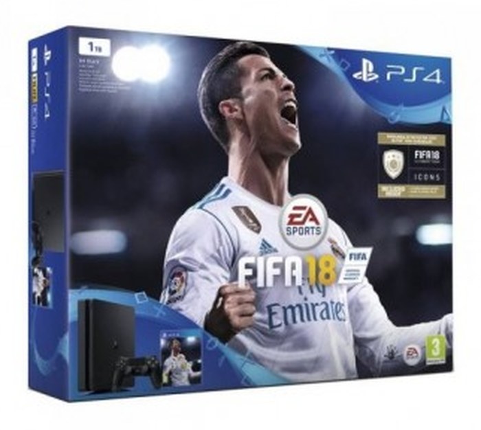 CONSOLE SONY PLAYSTATION 4 1T + FIFA 18