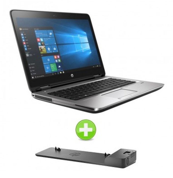 Ordinateur portable HP ProBook 650 G3 et Station d'accueil Ultra-plate
