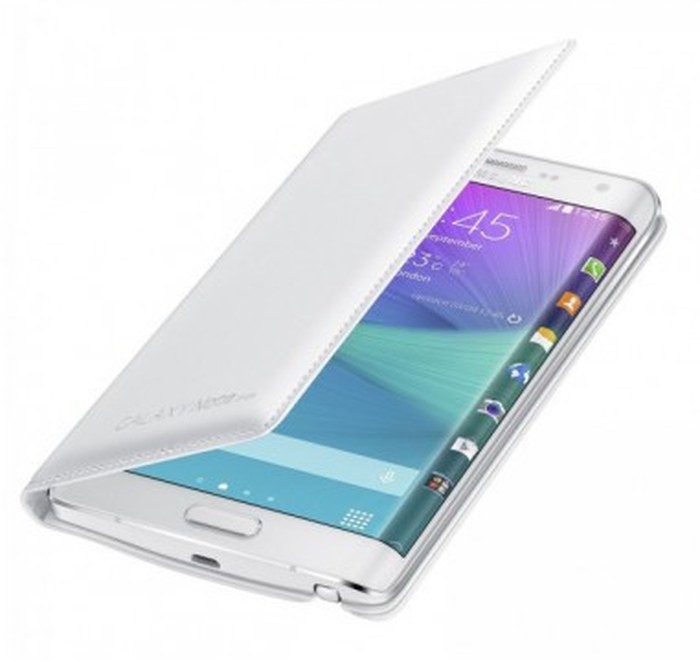 Etui porte-carte blanc pour Galaxy Note Edge