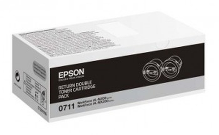 Pack 2 return toners noir (2 x 2500p.) WorkForce série AL-M200DN/DW