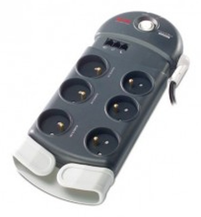 APC Home/Office SurgeArrest 6 prises avec protection Téléphone /ADSL