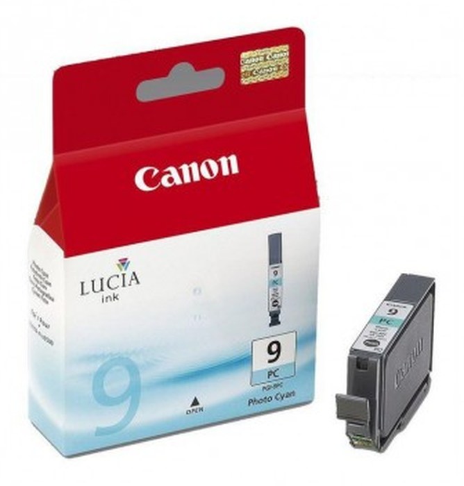 Cartouche d'encre d'origine Canon PGI-9PC Photo Cyan