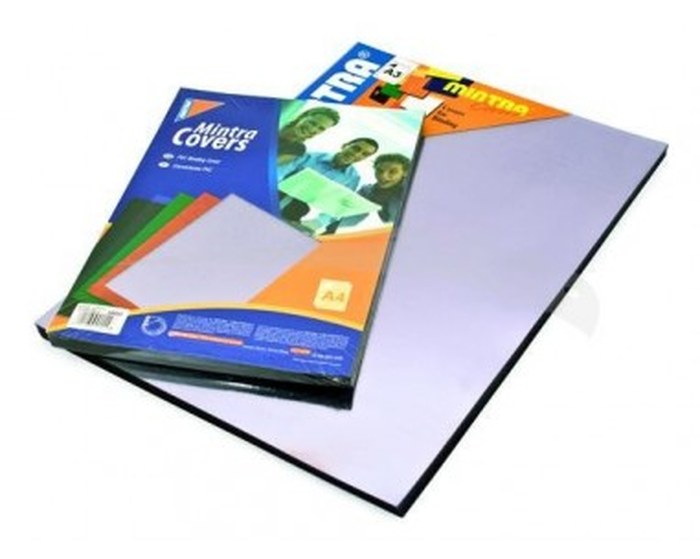 100 Couvertures Plastique MINTRA transparentes A4