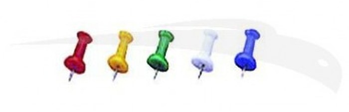 100 ÉPINGLES DE FIXATION - SDI - Lot de 10 boîtes
