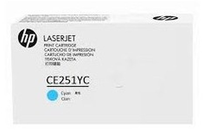 HP Contractual Cyan Optimized Original LaserJet Toner Cartridge (CE251YC)