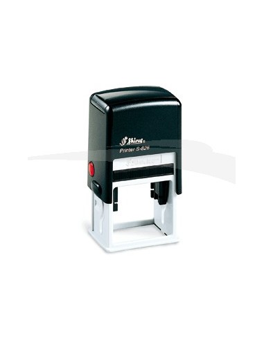 Cachet personnalisable Shiny Printer S-826 format empreinte 41 mm x 24 mm 6 lignes