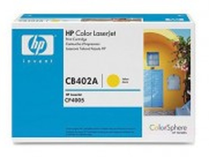 HP colour LaserJet CB402A Yellow Print Cartridge/CLJ CP4005 (CB402A)