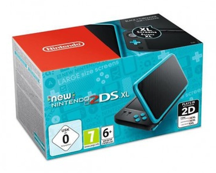 Console 2DS XL New Noire & Turquoise