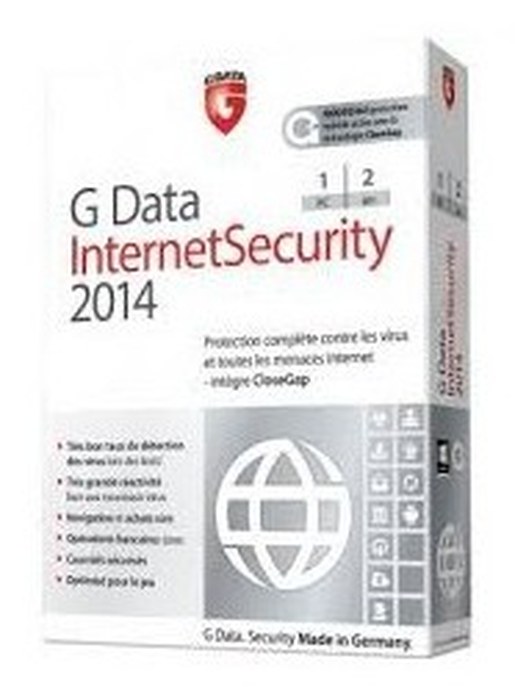 G Data InternetSecurity 2014 - 1 an - 3 Pc
