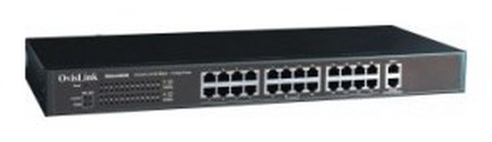 Ovislink SWITCH 24 ports 10/100 + 2Giga RJ45 10/100/1000
